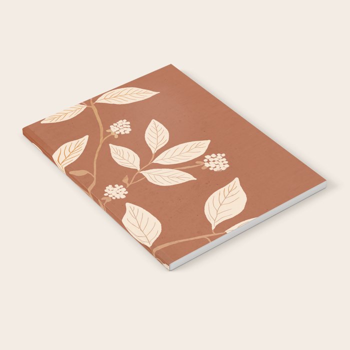 Terracotta Leaves Notebook Gallery Image 2