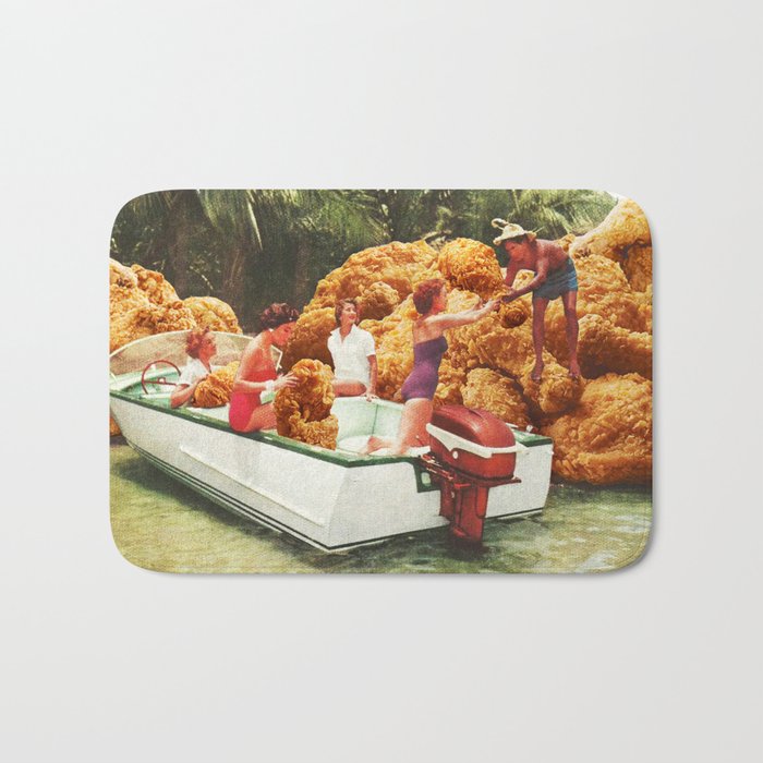 Fried chicken drive-thru - Takeaway Junk Food Bath Mat Gallery Image 1