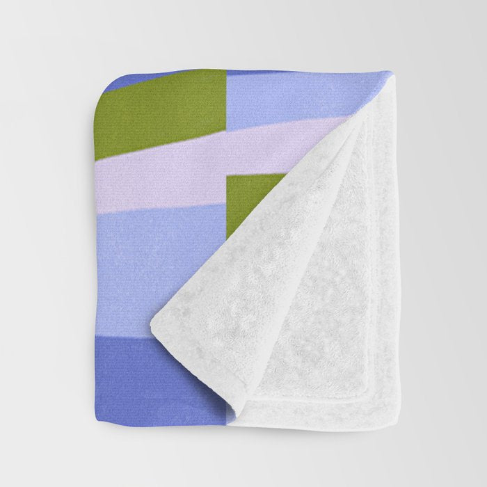 Woven Checkerboard, peri Throw Blanket Gallery Image 3