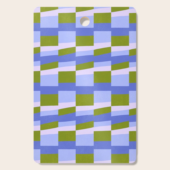 Woven Checkerboard, peri Cutting Board Gallery Image 1