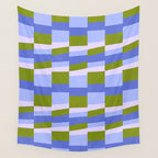 Woven Checkerboard, peri Wall Tapestry Gallery Image 4