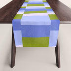 Woven Checkerboard, peri Table Runner Gallery Image 1