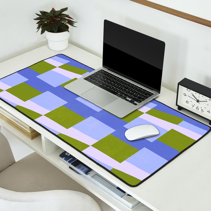 Woven Checkerboard, peri Desk Mat Gallery Image 2