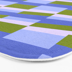 Woven Checkerboard, peri Bath Mat Gallery Image 3