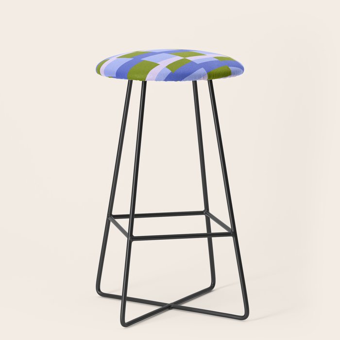 Woven Checkerboard, peri Stool Gallery Image 1
