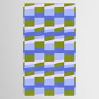 Woven Checkerboard, peri Tablecloth Gallery Image 2