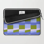 Woven Checkerboard, peri Laptop Sleeve Gallery Image 2