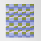 Woven Checkerboard, peri Throw Blanket Gallery Image 2