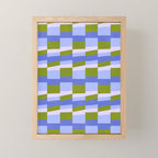 Woven Checkerboard, peri Mini Art Print Gallery Image 1