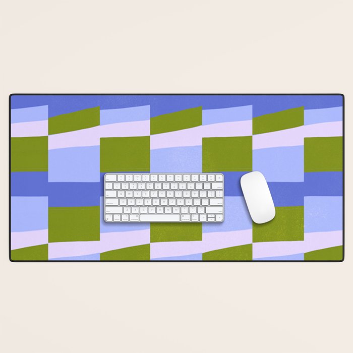 Woven Checkerboard, peri Desk Mat Gallery Image 1