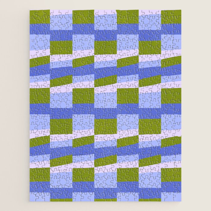 Woven Checkerboard, peri Jigsaw Puzzle Gallery Image 1