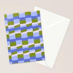 Woven Checkerboard, peri Stationery Card Gallery Image 2