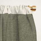 Terra Green Gray Lines Bold Minimalist Design Artwork Window Curtain Gallery Image 2