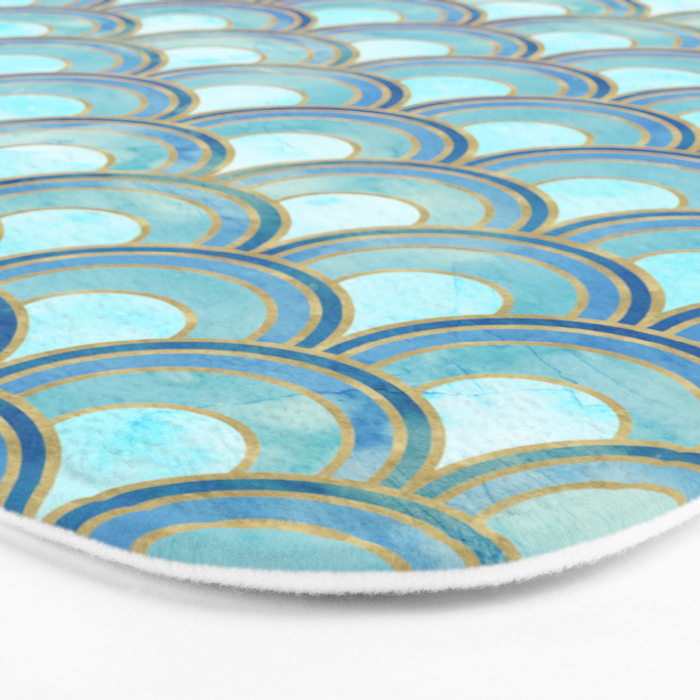 The Peacock Theme Bath Mat Gallery Image 3