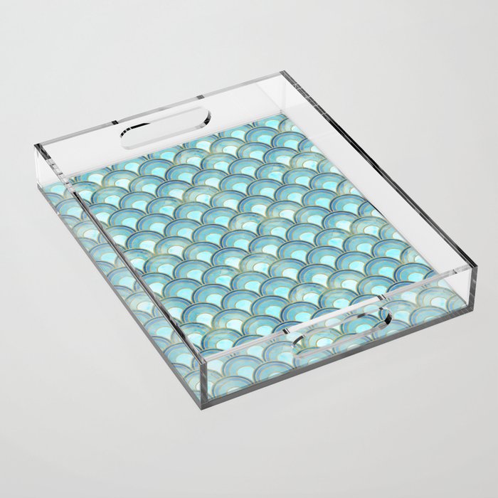 The Peacock Theme Acrylic Tray Gallery Image 1