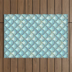 The Peacock Theme Outdoor Rug Gallery Image 1