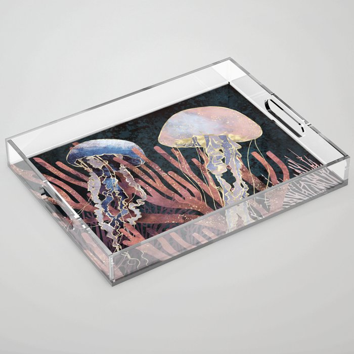 Metallic Coral Acrylic Tray Gallery Image 1
