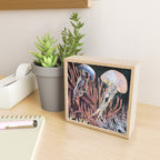 Metallic Coral Mini Art Print Gallery Image 2