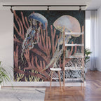 Metallic Coral Wall Mural Gallery Image 1