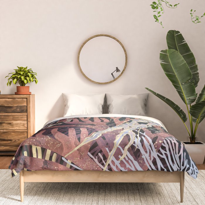 Metallic Coral Comforter Gallery Image 3