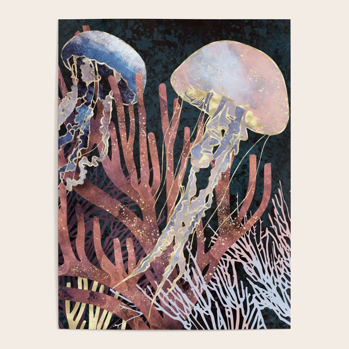 Metallic Coral Poster Gallery Image 4