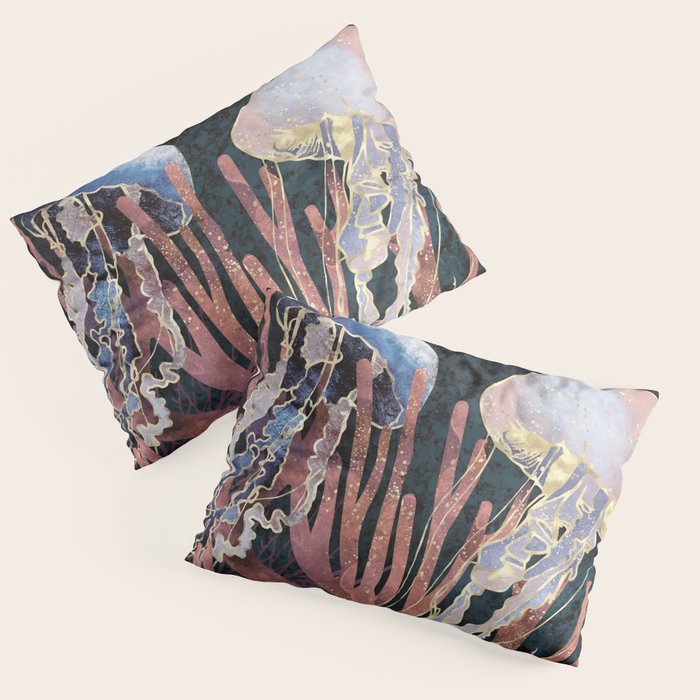 Metallic Coral Pillow Sham Gallery Image 3