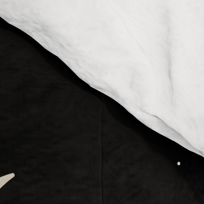 Talking to the Moon - Black and White Comforter Gallery Image 4