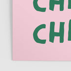 Cheers. Cocktails and Drinks in Forest Green and Pink Poster Gallery Image 3