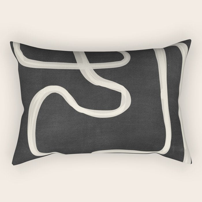 Abstract Lines 24 Rectangular Pillow Gallery Image 1