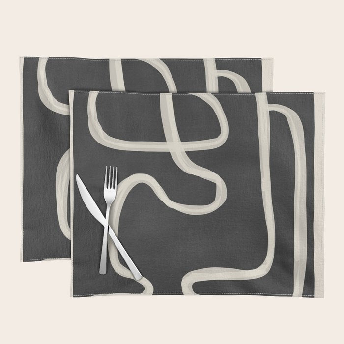 Abstract Lines 24 Placemat Gallery Image 1