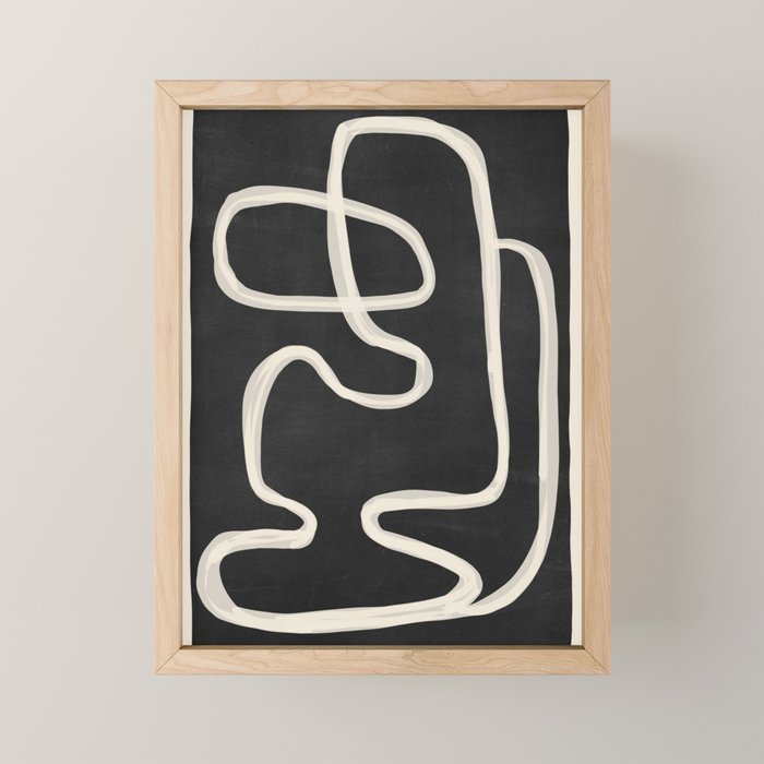 Abstract Lines 24 Mini Art Print Gallery Image 1