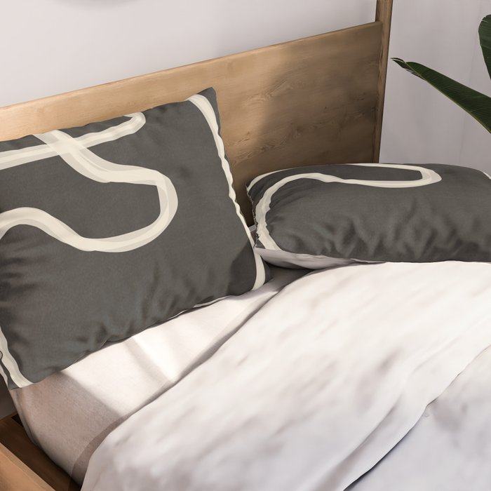 Abstract Lines 24 Pillow Sham Gallery Image 2