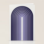 Gradient Arch XI Lavender Dusk Mid Century Modern Rainbow Stationery Card Gallery Image 2