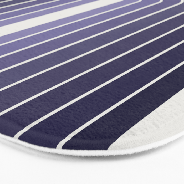Gradient Arch XI Lavender Dusk Mid Century Modern Rainbow Bath Mat Gallery Image 3