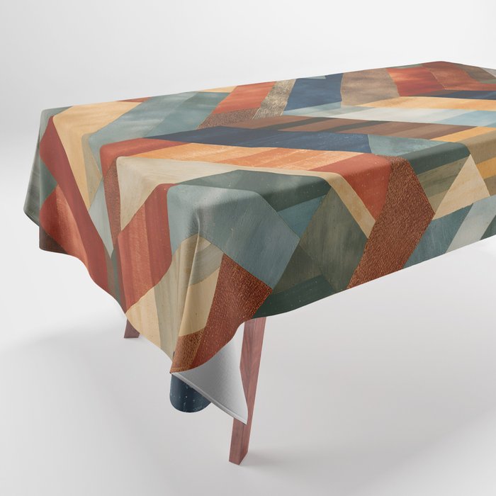 Desert Herringbone Reverie Tablecloth Gallery Image 1