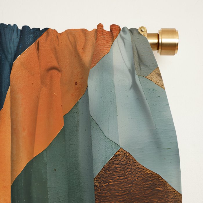 Desert Herringbone Reverie Window Curtain Gallery Image 2