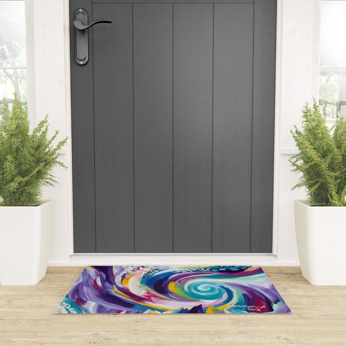 floral Welcome Mat Gallery Image 3