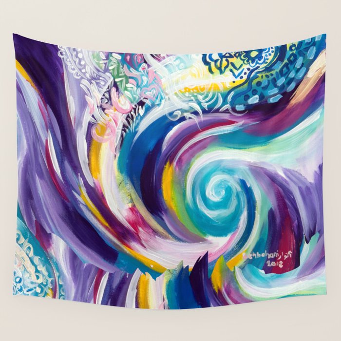 floral Wall Tapestry Gallery Image 1