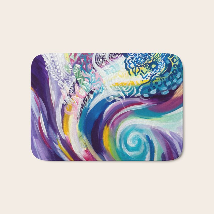 floral Bath Mat Gallery Image 1