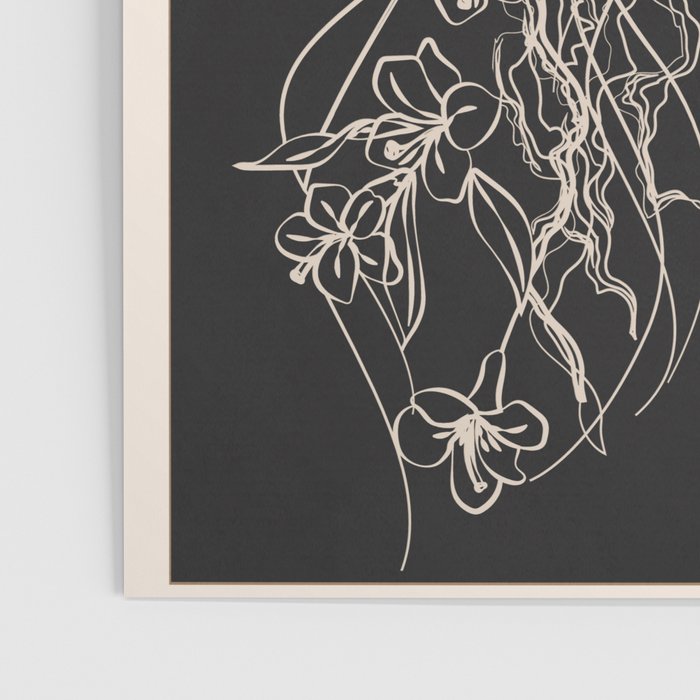 Minimal Floral Jellyfishes 2 Poster Gallery Image 3