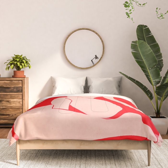 Abstract Art Female Figure 29 Comforter Gallery Image 3