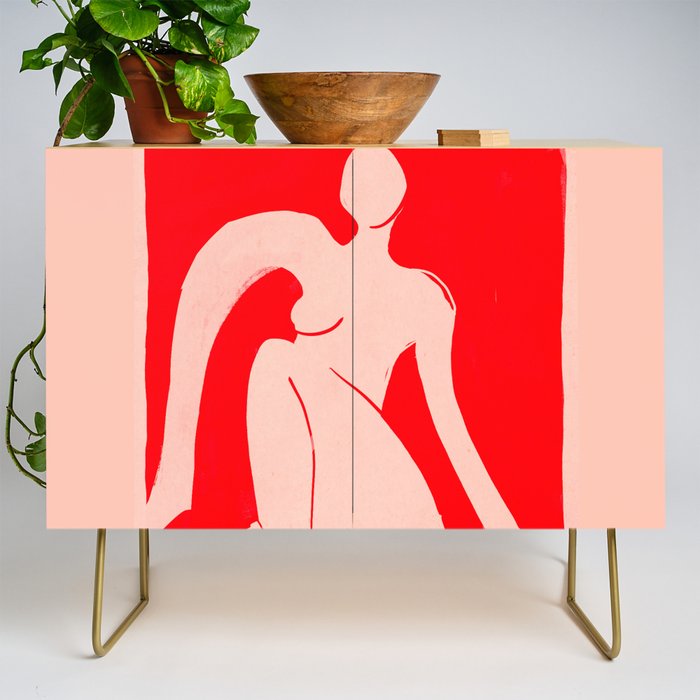 Abstract Art Female Figure 29 Credenza Gallery Image 1