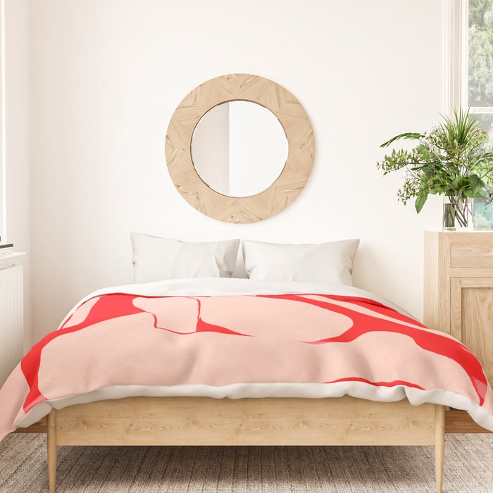 Abstract Art Female Figure 29 Duvet Cover Gallery Image 3