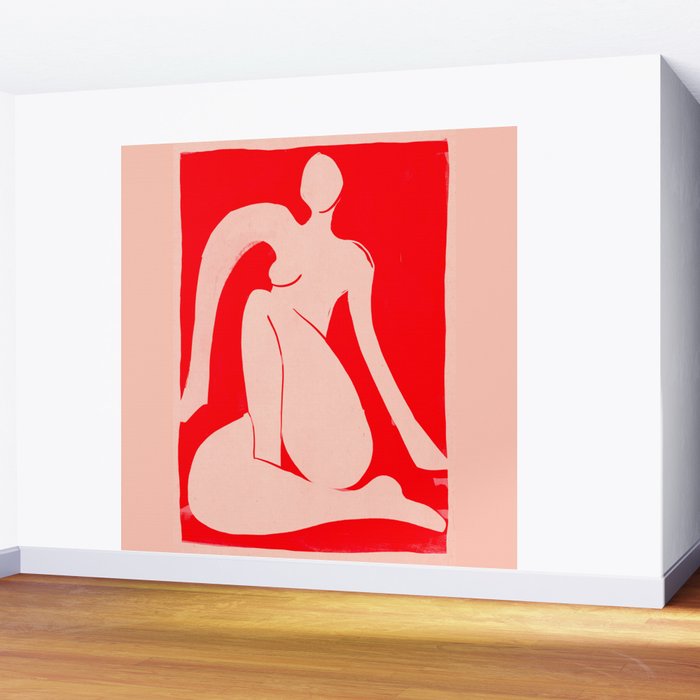 Abstract Art Female Figure 29 Wall Mural Gallery Image 2