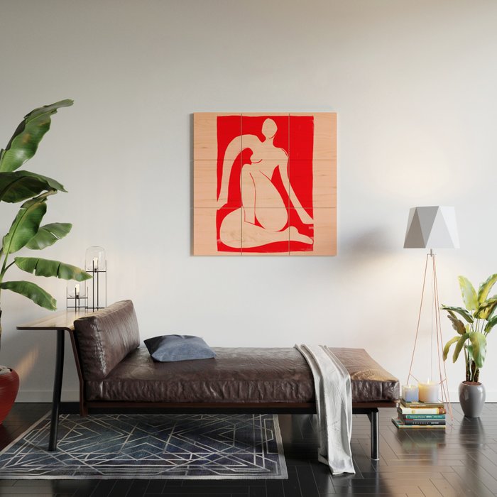 Abstract Art Female Figure 29 Wood Wall Art Gallery Image 2