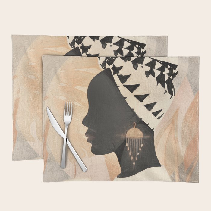 Woman with Turban Placemat Gallery Image 1