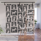 Dog portrait gallery Wall Mural Gallery Image 1