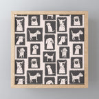 Dog portrait gallery Mini Art Print Gallery Image 1