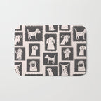 Dog portrait gallery Bath Mat Gallery Image 1