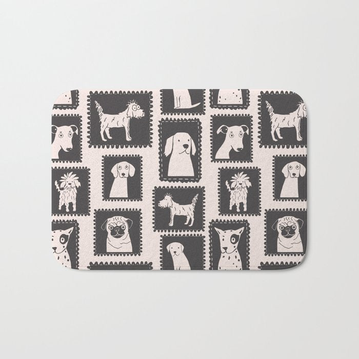 Dog portrait gallery Bath Mat Gallery Image 1